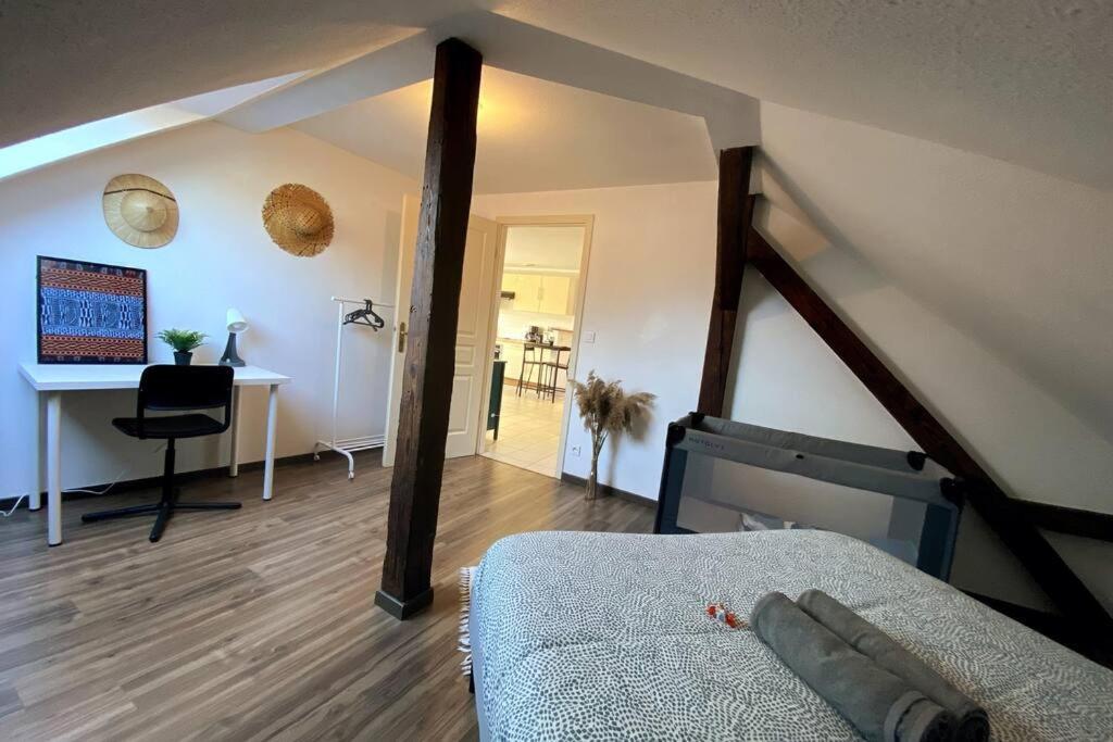 10Min Bus Strasbourg Centre-Parking Prive-Wifi-Tv Apartman Bischheim Kültér fotó