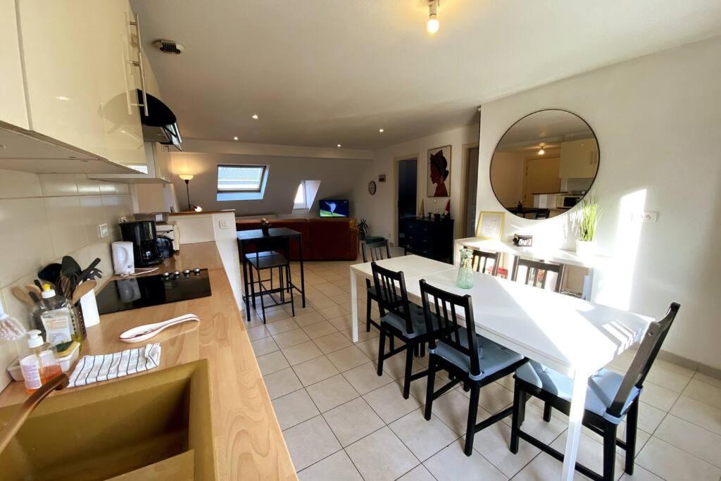 10Min Bus Strasbourg Centre-Parking Prive-Wifi-Tv Apartman Bischheim Kültér fotó